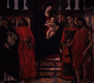 Sandro Botticelli - The Virgin and Child with St. John the Baptist