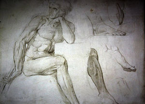 William Blake - Male nude studies