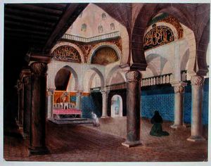 Theodore Leblanc - Interior of a Mosque Converted into a Bishop's Palace
