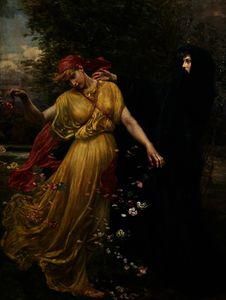 Valentine Cameron Prinsep - At The First Touch of Winter