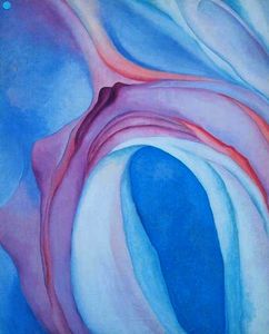 Georgia Totto O'keeffe - Music, Pink and Blue No. 2