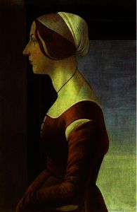 Sandro Botticelli - Portrait of a woman