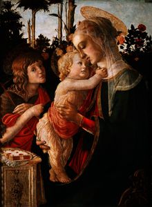 Sandro Botticelli - Virgin and Child with Young Saint John the Baptist