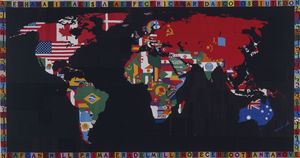 Alighiero Boetti - Map of the World