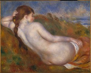 Pierre-Auguste Renoir - Reclining nude (1883)