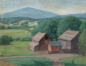Karl Albert Buehr - Vermont farm