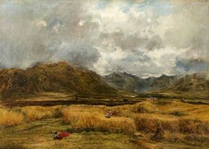 Alexander Fraser - Harvest in the highlands