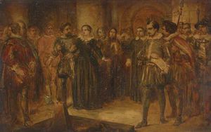 Alfred Elmore - Execution of Mary Queen of Scots