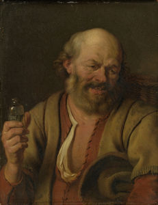 Arie De Vois - A man with a drink bottle