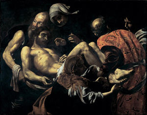 Giovanni Battista Caracciolo - Dead Christ carried to the grave