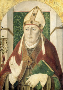 Girolamo Da Treviso The Younger - A saint, presumably Bonaventure
