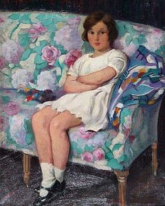 Harry John Pearson - A young girl with
