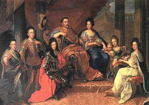 Henri Gascard - John III Sobieski with his family