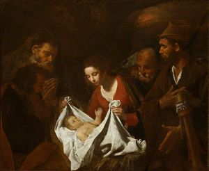 Massimo Stanzione - The nativity