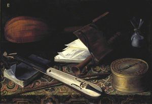 Pieter Gerritsz Van Roestraeten - Still Life with Musical Instruments