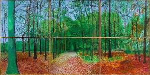 David Hockney - Woldgate Woods III