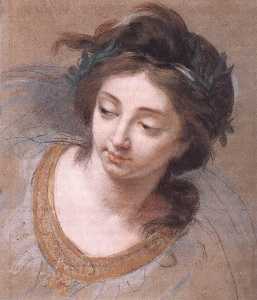 Elisabeth-Louise Vigée-Lebrun - Woman-s Head