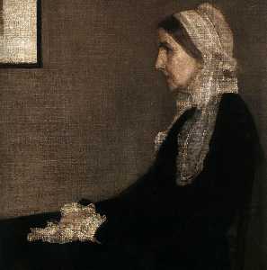 James Abbott Mcneill Whistler - The Artist-s Mother (detail)