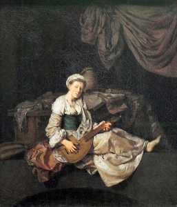 Cornelis Pietersz Bega - The Lute Player
