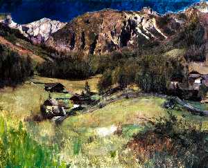 Carl Eduard Schuch - Landscape from Tyrol
