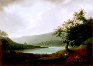 George Arnald - Lake Landscape