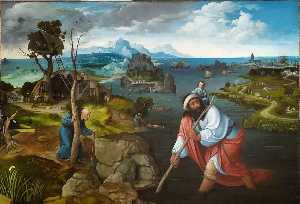 Joachim Patinir - Landscape with Saint Christopher