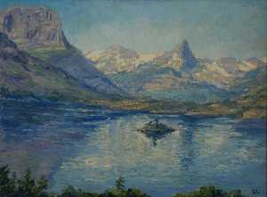 Mary Agnes Yerkes - Lake St. Mary, (painting)