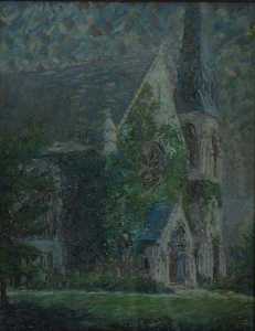 Mary Agnes Yerkes - Church, (painting)