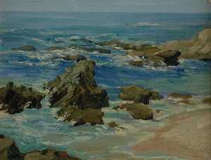 Mary Agnes Yerkes - Laguna Beach, (painting)