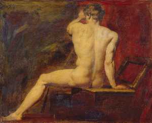 William Etty - Study of Male Nude