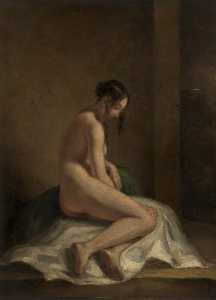 William Etty - Female Nude Study