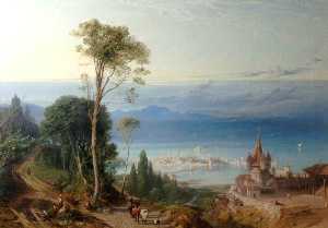 Frederick Lee Bridell - The Lake of Constance