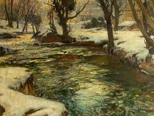 Samuel John Lamorna Birch - Winter in the West