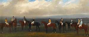 Henry Barraud - The Punchestown Winners, 1868