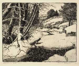 Charles W Dahlgreen - Snowbound Creek