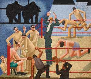 William Roberts - The Boxing Match