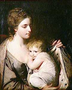 Joshua Reynolds - Maria Walpole, Countess Waldegrave, with Her Daughter Elizabeth Laura