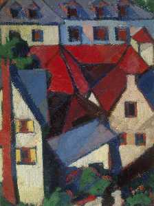 Margaret Morris - Red Roofs (Dieppe)