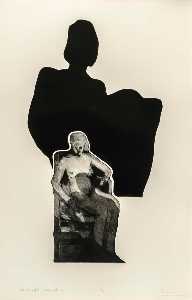 Michael Mazur - (The Artist and Model, portfolio) The Model, Her Shadow and Mine