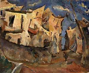 William Henry Johnson - Houses Cagnes