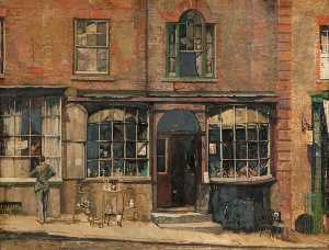 John Vicat Cole - The Old Antique Shop at Arundel