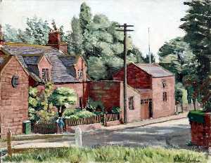 Mavis Blackburn - Red Brick Cottages