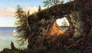Henry Chapman Ford - Fairy Arch, Mackinac Island
