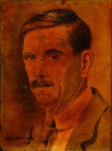 Jenő Koszkol - Self portrait