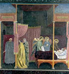 Roger Eliot Fry - The Healing of the Wounded Man of Lerida (copy after The Master of the Saint Cecilia Altarpiece)