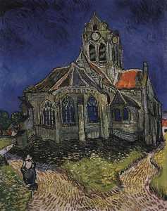 Joos Vincent De Vos - The Church at Auvers