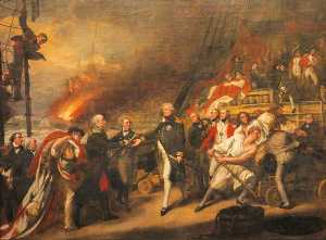 John Singleton Copley - The Surrender of the Dutch Admiral de Winter to Admiral Duncan at the Battle of Camperdown (The Victory of Lord Duncan)
