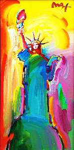 Peter Max - Statue of Liberty