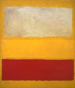 Mark Rothko (Marcus Rothkowitz) - No. 13 (White, Red on Yellow)