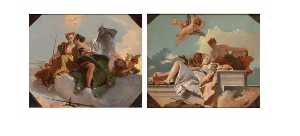 Giovanni Battista Tiepolo - Justice and Fortitude